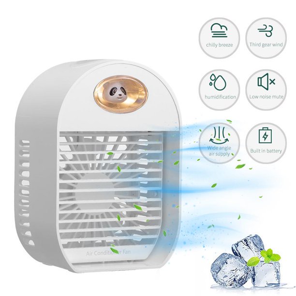 Air Conditioner Portable, Rechargeable Personal Cordless Air Cooler