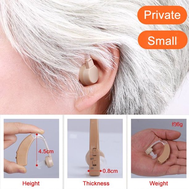 Hearing Aid for ear, Amplifier Digital Personal Sound Amplifier for Ears, Seniors Adults Hearing Assist, 1PC