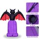 5Ft Halloween Inflatable Bat Tombstone, LED Outdoor Halloween Decorations, for Yard, Garden, and Lawn