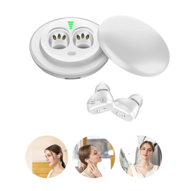 Doosl Hearing Aids for Ears Rechargeable, Hearing Amplifier with Noise Cancelling for Adults, Digital Ear Hearing Assist Devices with Portable Charging Case