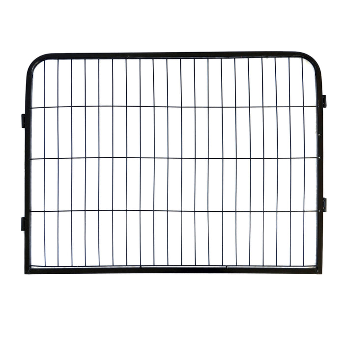 Dog Exercise Pen, Mrdoggy 8-Panel Pet Playpen for Large/Medium/Small Dogs, 31.5"W x 40"H, Black