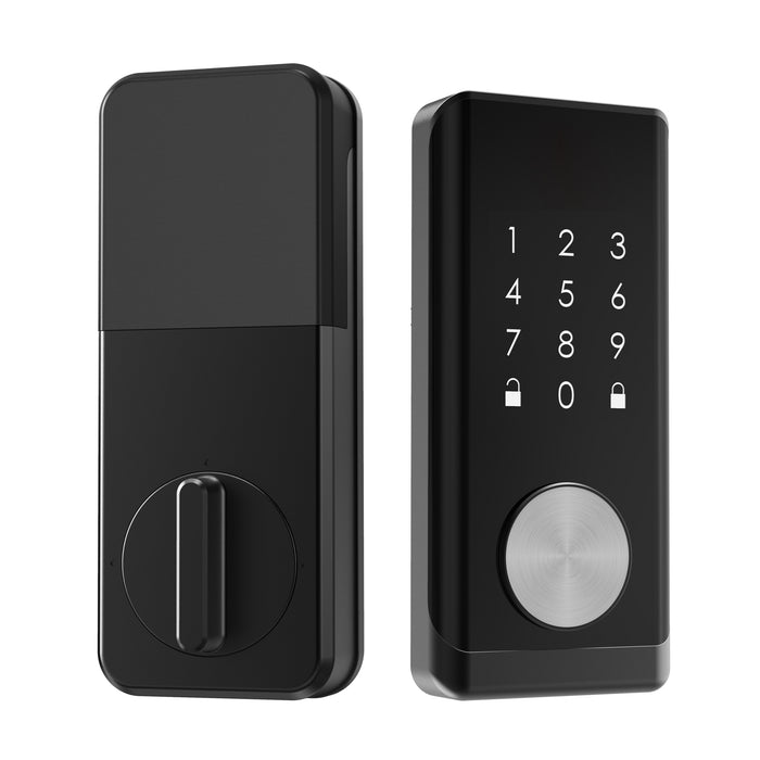 Doosl Smart Lock, Fingerprint Electronic Deadbolt Door Lock with Keypad, Keyless Entry Smart Deadbolt, Free App Control, IC Card, Ekeys Sharing, Passcode, Auto Lock for Home Hotel Apartment