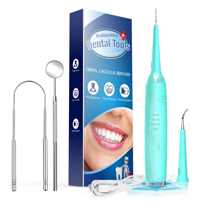 Plaque Remover for Teeth, 3 Modes Dental Calculus Remover, USB Charging Tartar Remover, Teeth Cleaning Kit