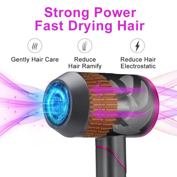 Hair Dryer, 2000W Fast Drying Ionic Hairdryer with Diffuser, Powerful Hair Dryers with 3 Heat 2 Speed and Cool Button, Hair Styling Dryer, Hairdryers for Women Men