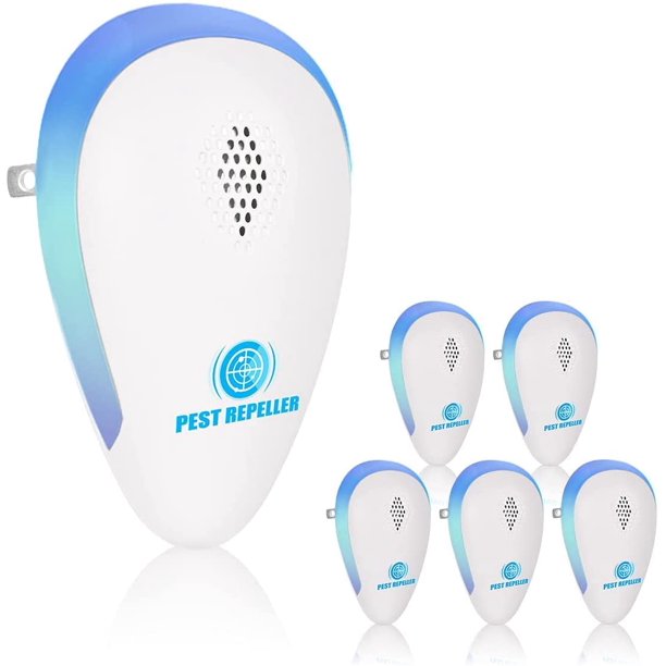 Ultrasonic Pest Repeller, 6 Pack Upgraded Indoor Electronic Pest Repellent Plug- in for Mosquitoes Roaches Flea Spiders Ants Mice in Living Room Bedroom Kitchen Office Warehouse Supermarket