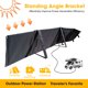 iFanze 100W Portable Solar Panel, 5v USB & 18v Dc Outputs, Foldable Solar Generator Kit with Adjustable Kickstand for Power Station Camping RV Tarvel Trailer