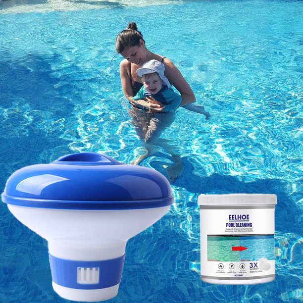 Chlorine Tablets 3 Inch, Large Pool Chlorine Floater Dispenser For Chlorine Tablets 3 Inch, Optimal Pool Chlorine Tablets With Adjustable Release For Indoor & Outdoor Swimming Pool Hot Tub, J05