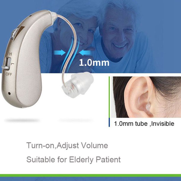 Hearing Aids for Ear, Mini Invisible Rechargeable Hearing Device to Aid and Assist Hearing of Seniors