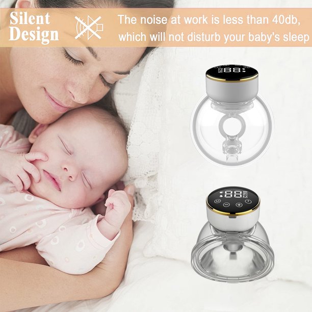 Hands-Free Breast Pump, Wearable Breast Pumps Touch Pane, 24mm,