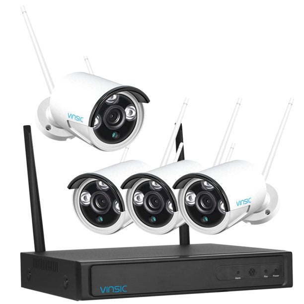 3MP Home Security Cameras System, Wireless Wifi Waterproof 8CH Home Surveillance Camera with Night Vision