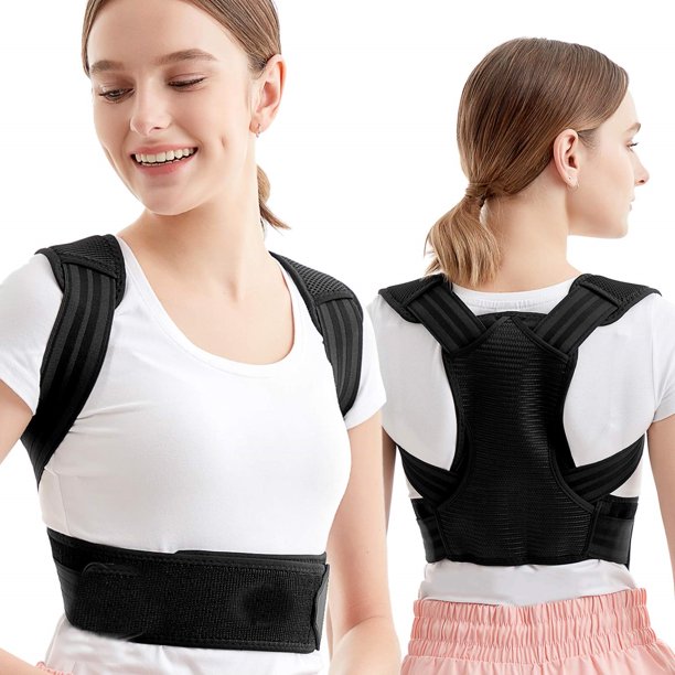 Posture Corrector for Men And Women,Upper Back Brace For Clavicle Support,Adjustable Back Straightener And Providing Pain Relief From Neck,Back Shoulder,Fit 37-49''