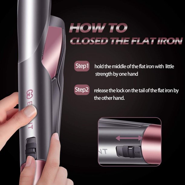 Professional Hair Straightener Curling Iron 2 in 1 Tourmaline Ceramic Twisted Flat Iron Beauty Hair Tools