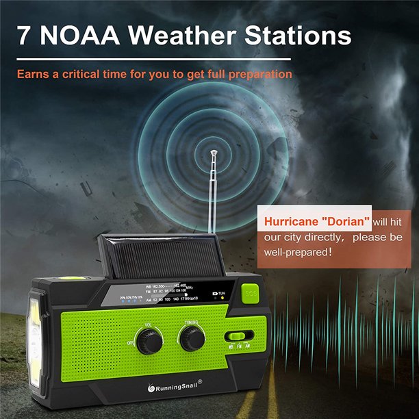 Emergency Radio Weather, AM/FM/NOAA solar radio