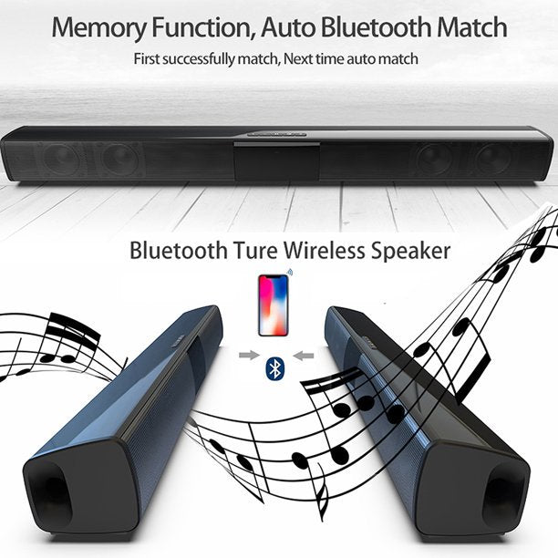 Doosl Sound Bar, 22 Inch Bluetooth TV Speaker