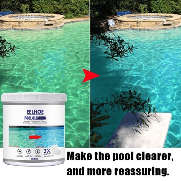 Vinmall 180g Chlorine Tablets and Chemical Dispense,Large Capacity and Adjustable Release,Tablets for Swimming Pool