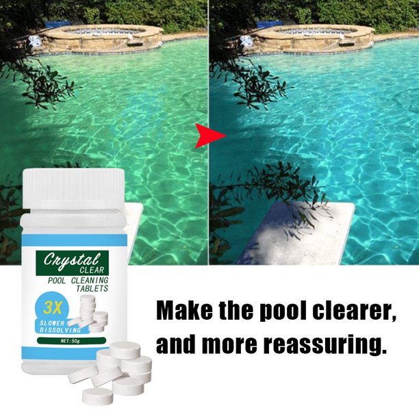 Floating Chlorine Tablet Dispenser,5" Chlorine Floater Tablet Dispenser,Pool Chlorine Floater,Floating Chlorinator for Pool,Spa, Hot Tub,and Fountain,Include 100 Pieces Chlorine Tablets