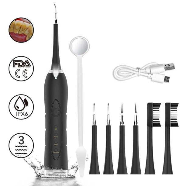 Xpreen Dental Calculus Remover IPX6 Waterproof ultrasonic Plaque Remover Toothbrush RechargeableTartar Remover