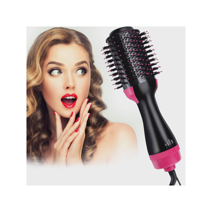 Hair Dryer Brush, 4 IN 1 Hot Air Brush Multifunctional Hair Dryer & Volumizer & Styler,Hair Blow Dryer,Salon Hair Straightener Static Suitable for All hair Anti-Scald