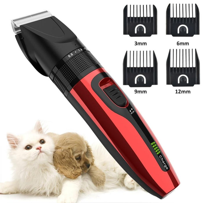 Pet Grooming Clippers Kit with Scissor and Comb, Cat Dog Grooming Supplies, Dog Shears