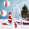 Electric Climbing Ladder Santa Claus Toy Singing Jingle Bells, Christmas Gift for Boys Girls