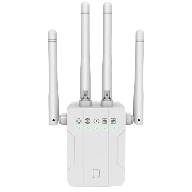 WiFi Range Extenders Signal Booster Up to 1000Mbps for Home, WiFi Booster Repeater 2.4 GHz WPS Wireless Signal Strong Penetrability, Wide Range of Signals(3500 sq.ft)