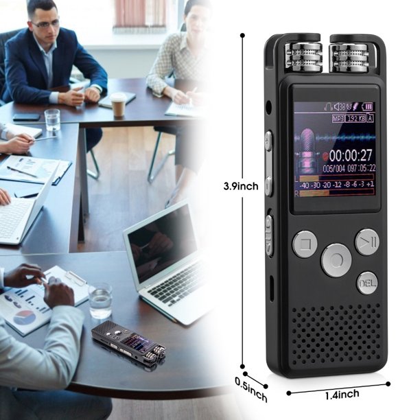 Doosl Digital Voice Recorder 8GB, Audio Recorder with Playback