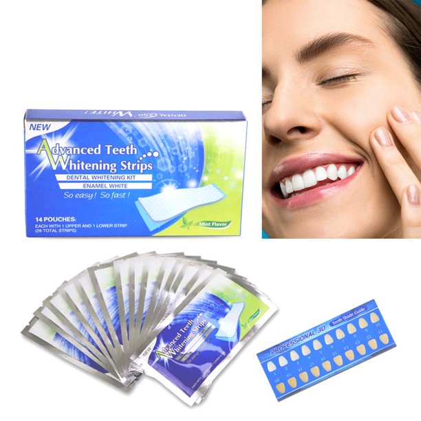 Teeth Whitening Strips, Teeth Wheitening Strips 56 Strips Effective Teeth Whitener