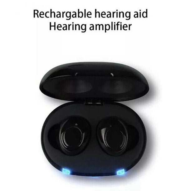 Invisible Hearing Aids for Ears, Enhanced Hearing Amplifier for Both Ears, Device to Aid and Assist Hearing of Seniors and Adults