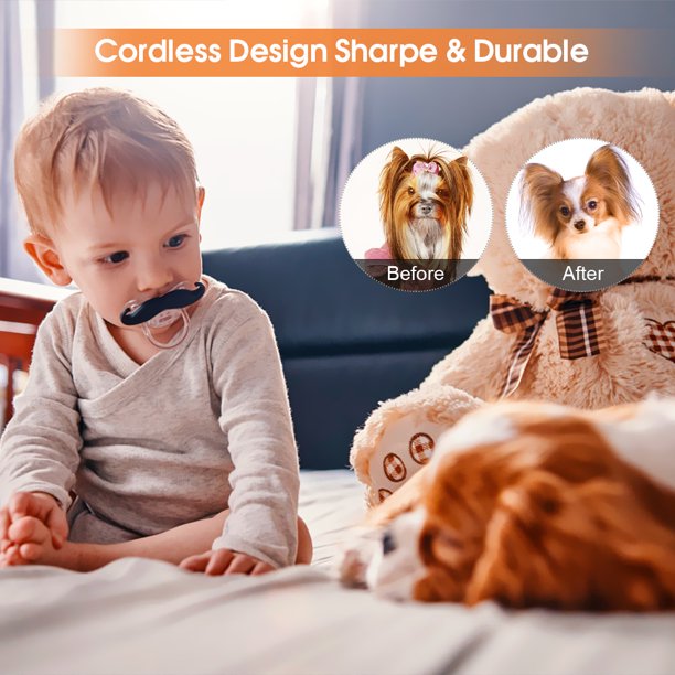 Mrdoggy Electric Dog Clippers Heavy Duty, Dog Clippers Has Safe And Sharp Blade, Electric Dog Clippers Heavy Duty With Low Vibration And Noise Design, Wahl Dog Groom Clippers for Dogs Cats and Others, J314