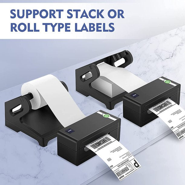 LUFIER Shipping Label Printer, Commercial Grade Direct Thermal Printer for Shipping Labels 4x6 Desktop Barcode Shipping Label Printer 150mm/s, Compatible with USPS, UPS, FedEx, Shopify, Ebay & Amazon