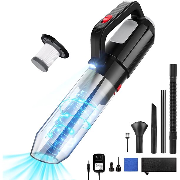 Cordless Car Vacuum Rechargeable, Beenate Portable Carpet Cleaner Hand Wet Dry Vacuum