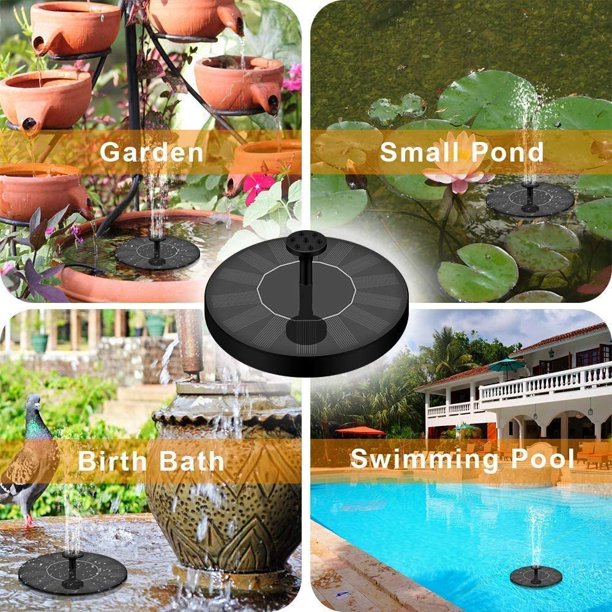 Solar Fountain Pump for Bird Bath