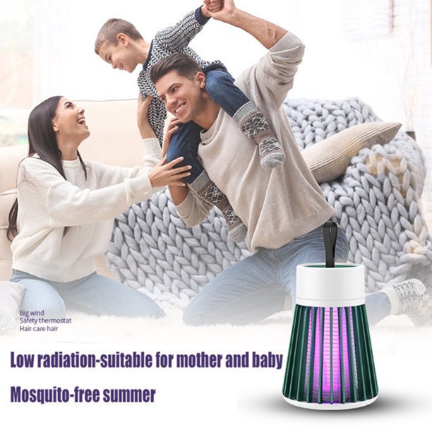 Vinmall Electric Bug Zapper Mosquito Killer Lamp Insect Flying Trap Attractant Mosquitoes Zappers Pest Control with UV Light for Indoor