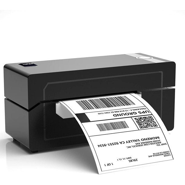 LUFIER Shipping Label Printer, Commercial Grade Direct Thermal Printer for Shipping Labels 4x6 Desktop Barcode Shipping Label Printer 150mm/s, Compatible with USPS, UPS, FedEx, Shopify, Ebay & Amazon